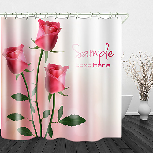 Romantic Rose Print Waterproof Fabric Shower Curtain For Bathroom Home Decor Covered Bathtub Curtains Liner Includes With Hooks
Romantic Rose Print Waterproof Fabric Shower Curtain For Bathroom Home Decor Covered Bathtub Curtains Liner Includes With Hooks