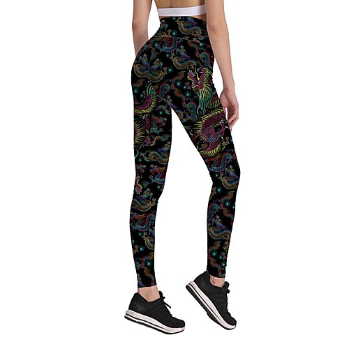 Women's Basic Chino Comfort Casual Gym Leggings Pants Embroidery Animal Ankle-Length Sporty Print Black
Women's Basic Chino Comfort Casual Gym Leggings Pants Embroidery Animal Ankle-Length Sporty Print Black