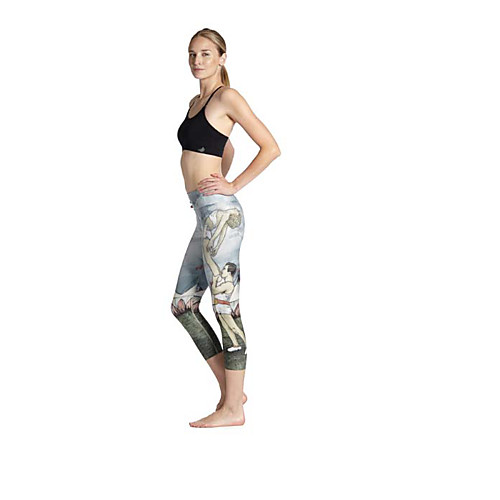 Women's Casual Yoga Comfort Daily Yoga Leggings Pants Print Patterned Calf-Length Print Gray
Women's Casual Yoga Comfort Daily Yoga Leggings Pants Print Patterned Calf-Length Print Gray