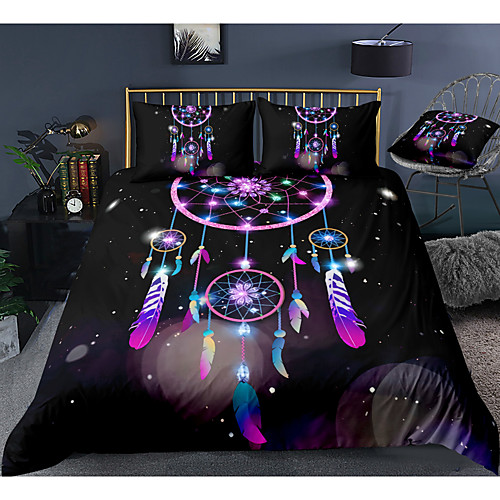 Purple Dreamcatcher Print 3-Piece Duvet Cover Set Hotel Bedding Sets Comforter Cover with Soft Lightweight Microfiber For Room Decoration(Include 1 Duvet Cover and 1or 2 Pillowcases) 
Purple Dreamcatcher Print 3-Piece Duvet Cover Set Hotel Bedding Sets Comforter Cover with Soft Lightweight Microfiber For Room Decoration(Include 1 Duvet Cover and 1or 2 Pillowcases)