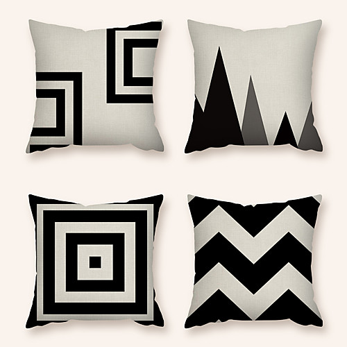 Cushion Cover 4PC Linen Soft Decorative Square Throw Pillow Cover Cushion Case Pillowcase for Sofa Bedroom 45 x 45 cm (18 x 18 Inch) Superior Quality Machine Washable
Cushion Cover 4PC Linen Soft Decorative Square Throw Pillow Cover Cushion Case Pillowcase for Sofa Bedroom 45 x 45 cm (18 x 18 Inch) Superior Quality Machine Washable