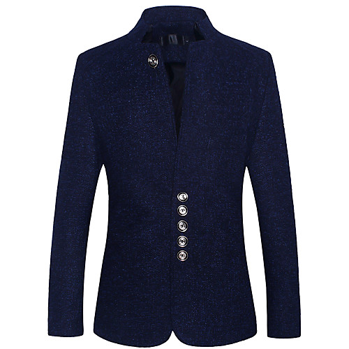 Tuxedos Standard Fit Mandarin Single Breasted More-button Cotton Blend / Cotton / Polyester Crewels / Snowflake
Tuxedos Standard Fit Mandarin Single Breasted More-button Cotton Blend / Cotton / Polyester Crewels / Snowflake