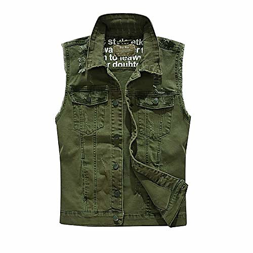 summer moto vest military men sleeveless turn-down collar trendy hip hop homme casual biker vintage jean jacket green m
summer moto vest military men sleeveless turn-down collar trendy hip hop homme casual biker vintage jean jacket green m