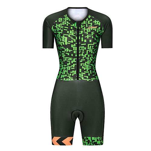 Women's Men's Short Sleeve Triathlon Tri Suit Green Bike Breathable Quick Dry Sports Graphic Mountain Bike MTB Road Bike Cycling Clothing Apparel / Stretchy / Athletic
Women's Men's Short Sleeve Triathlon Tri Suit Green Bike Breathable Quick Dry Sports Graphic Mountain Bike MTB Road Bike Cycling Clothing Apparel / Stretchy / Athletic