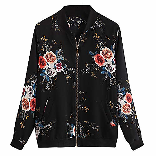 2020 womens retro floral print bomber jacket zipper up casual coat outwear (black,xxl)
2020 womens retro floral print bomber jacket zipper up casual coat outwear (black,xxl)