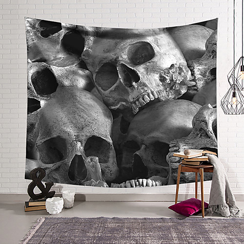 Wall Tapestry Art Decor Blanket Curtain Hanging Home Bedroom Living Room Decoration Polyester Fiber Novelty Still Life Black And White Gray Skull Skull
Wall Tapestry Art Decor Blanket Curtain Hanging Home Bedroom Living Room Decoration Polyester Fiber Novelty Still Life Black And White Gray Skull Skull