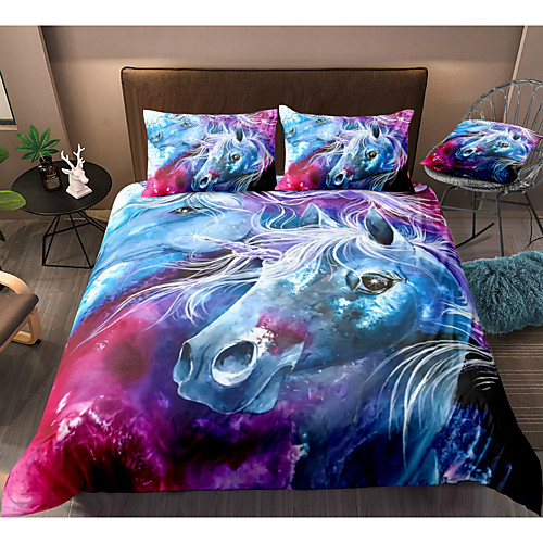 Horse Print 3-Piece Duvet Cover Set Hotel Bedding Sets Comforter Cover with Soft Lightweight Microfiber, Include 1 Duvet Cover, 2 Pillowcases for Double/Queen/King(1 Pillowcase for Twin/Single)
Horse Print 3-Piece Duvet Cover Set Hotel Bedding Sets Comforter Cover with Soft Lightweight Microfiber, Include 1 Duvet Cover, 2 Pillowcases for Double/Queen/King(1 Pillowcase for Twin/Single)