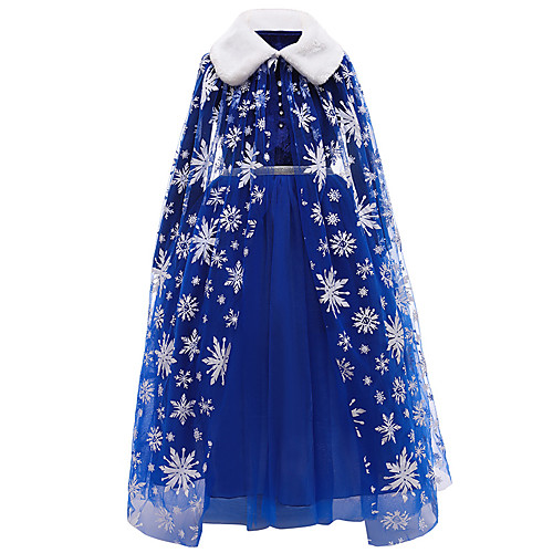 Princess Cosplay Costume Party Costume Girls' Movie Cosplay Cover Up Set Euramerican Blue Dress Cloak Christmas Halloween Carnival Polyester / Cotton Polyester
Princess Cosplay Costume Party Costume Girls' Movie Cosplay Cover Up Set Euramerican Blue Dress Cloak Christmas Halloween Carnival Polyester / Cotton Polyester