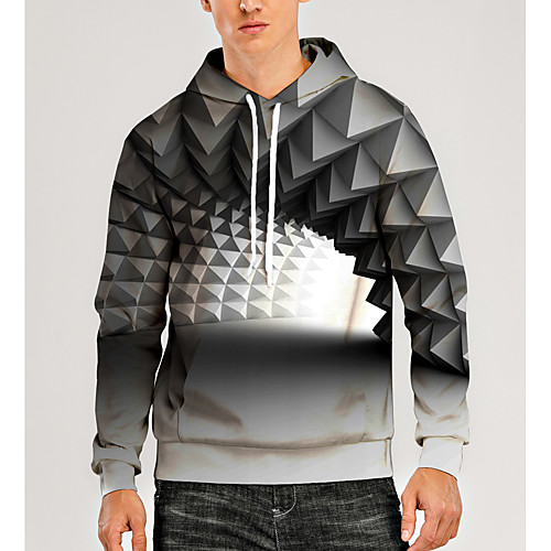 Men's Pullover Hoodie Sweatshirt Graphic Optical Illusion 3D Print Hooded Daily 3D Print 3D Print Casual Hoodies Sweatshirts Long Sleeve Gray
Men's Pullover Hoodie Sweatshirt Graphic Optical Illusion 3D Print Hooded Daily 3D Print 3D Print Casual Hoodies Sweatshirts Long Sleeve Gray