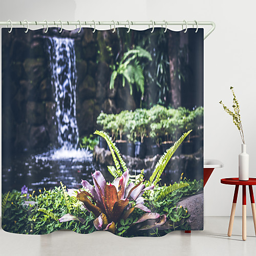 Simple Small Waterfall Grass Digital Printing Shower Curtain Shower Curtains Hooks Modern Polyester New Design
Simple Small Waterfall Grass Digital Printing Shower Curtain Shower Curtains Hooks Modern Polyester New Design