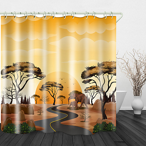 Sunset Print Waterproof Fabric Shower Curtain for Bathroom Home Decor Covered Bathtub Curtains Liner Includes with Hooks
Sunset Print Waterproof Fabric Shower Curtain for Bathroom Home Decor Covered Bathtub Curtains Liner Includes with Hooks