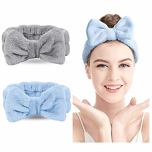 spa headband 1 pack bow hair band women facial makeup head band soft coral fleece head wraps for shower washing face
spa headband 1 pack bow hair band women facial makeup head band soft coral fleece head wraps for shower washing face