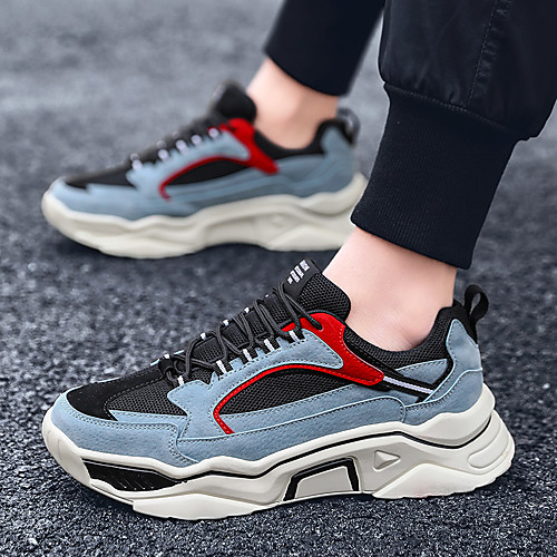 Men's Trainers Athletic Shoes Sporty Casual Daily Outdoor Running Shoes Fitness & Cross Training Shoes Leather Mesh Breathable Wear Proof White Black Blue Fall Summer
Men's Trainers Athletic Shoes Sporty Casual Daily Outdoor Running Shoes Fitness & Cross Training Shoes Leather Mesh Breathable Wear Proof White Black Blue Fall Summer