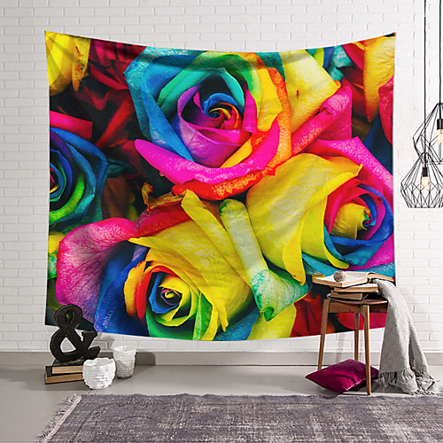 Wall Tapestry Art Decor Blanket Curtain Hanging Home Bedroom Living Room Decoration Polyester Fiber Color Rose Flower
Wall Tapestry Art Decor Blanket Curtain Hanging Home Bedroom Living Room Decoration Polyester Fiber Color Rose Flower