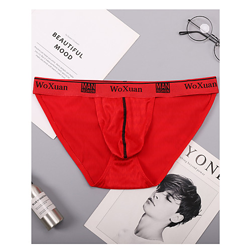 Men's 1 Piece Basic Briefs Underwear - Normal Low Waist White Black Red M L XL
Men's 1 Piece Basic Briefs Underwear - Normal Low Waist White Black Red M L XL