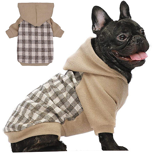 Dog Hoodie Plaid Basic Leisure Casual / Daily Dog Clothes Puppy Clothes Dog Outfits Breathable Brown Costume for Girl and Boy Dog Knitted S M L XL
Dog Hoodie Plaid Basic Leisure Casual / Daily Dog Clothes Puppy Clothes Dog Outfits Breathable Brown Costume for Girl and Boy Dog Knitted S M L XL