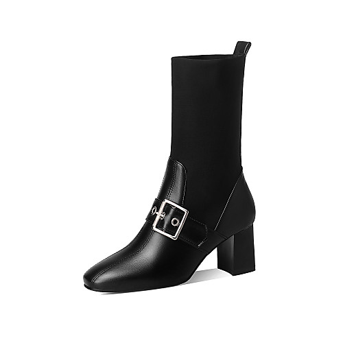 Women's Boots Block Heel Square Toe Mid Calf Boots Vintage Preppy Daily Party & Evening Nylon PU Buckle Color Block White Black Red / Mid-Calf Boots
Women's Boots Block Heel Square Toe Mid Calf Boots Vintage Preppy Daily Party & Evening Nylon PU Buckle Color Block White Black Red / Mid-Calf Boots