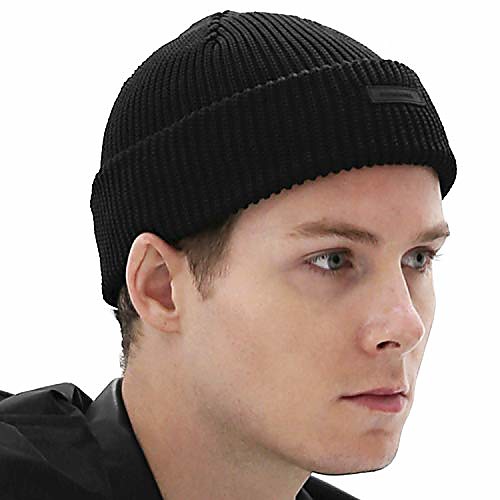 winter heating beanie unisex cuffed plain skull hat aeroheat warm watch cap - 2 color (black)
winter heating beanie unisex cuffed plain skull hat aeroheat warm watch cap - 2 color (black)