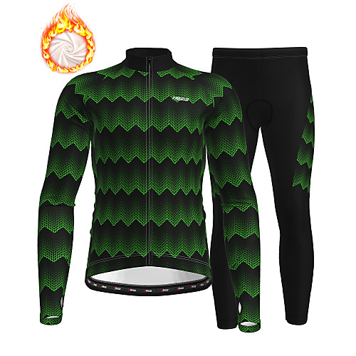 21Grams Men's Long Sleeve Cycling Jersey with Tights Winter Fleece Black Bike Thermal Warm Fleece Lining Breathable Warm Quick Dry Sports Printed Mountain Bike MTB Road Bike Cycling Clothing Apparel
21Grams Men's Long Sleeve Cycling Jersey with Tights Winter Fleece Black Bike Thermal Warm Fleece Lining Breathable Warm Quick Dry Sports Printed Mountain Bike MTB Road Bike Cycling Clothing Apparel