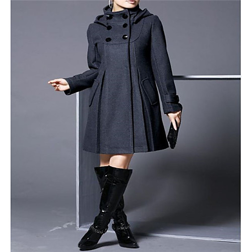 Women's Solid Colored Active Spring Cloak / Capes Long Work Long Sleeve Cotton Blend Coat Tops Black
Women's Solid Colored Active Spring Cloak / Capes Long Work Long Sleeve Cotton Blend Coat Tops Black
