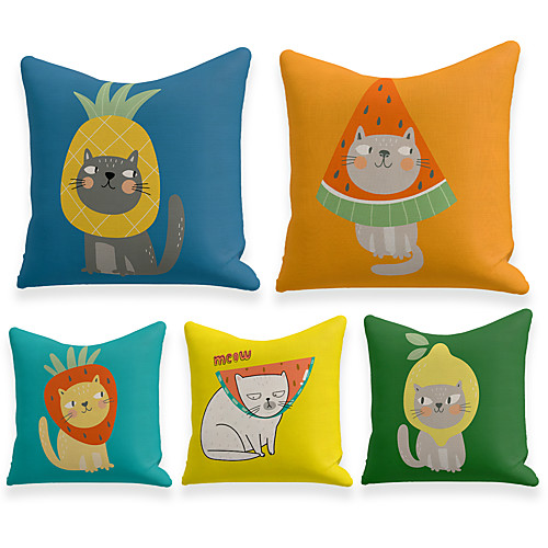 Cushion Cover 5PC Linen Soft Decorative Square Throw Pillow Cover Cushion Case Pillowcase for Sofa Bedroom 45 x 45 cm (18 x 18 Inch) Superior Quality Machine Washable
Cushion Cover 5PC Linen Soft Decorative Square Throw Pillow Cover Cushion Case Pillowcase for Sofa Bedroom 45 x 45 cm (18 x 18 Inch) Superior Quality Machine Washable