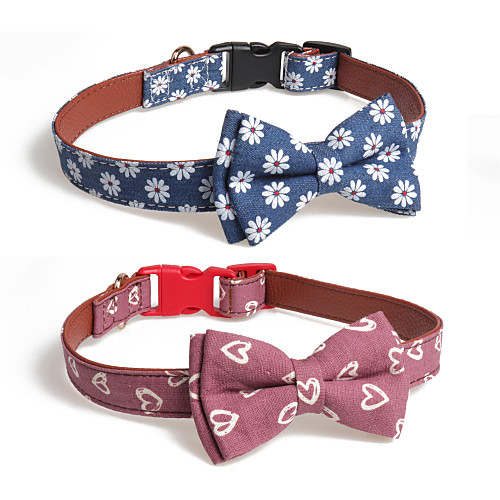 Dog Collar Tie / Bow Tie Adjustable Retractable Durable Outdoor Walking Classic Bowknot Daisy Nylon Small Dog Medium Dog Red Blue Pink Green Dark Blue 1pc 
Dog Collar Tie / Bow Tie Adjustable Retractable Durable Outdoor Walking Classic Bowknot Daisy Nylon Small Dog Medium Dog Red Blue Pink Green Dark Blue 1pc