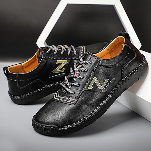 Men's Oxfords Casual Daily Walking Shoes Cowhide Breathable Non-slipping Wear Proof Light Brown Dark Brown Black Fall
Men's Oxfords Casual Daily Walking Shoes Cowhide Breathable Non-slipping Wear Proof Light Brown Dark Brown Black Fall