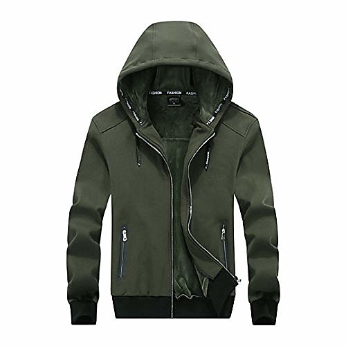 men hooded winter fleece thick outwear warm velvet coat overcoat army green army green xl
men hooded winter fleece thick outwear warm velvet coat overcoat army green army green xl