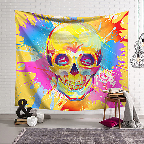 Wall Tapestry Art Decor Blanket Curtain Hanging Home Bedroom Living Room Decoration Polyester Fiber Novelty Still Life Color Graffiti Skull
Wall Tapestry Art Decor Blanket Curtain Hanging Home Bedroom Living Room Decoration Polyester Fiber Novelty Still Life Color Graffiti Skull