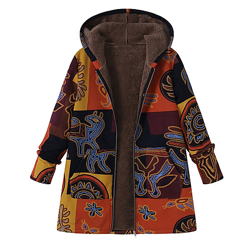 Women's Geometric Print Basic Fall & Winter Trench Coat Long Going out Long Sleeve Cotton Coat Tops Blue
Women's Geometric Print Basic Fall & Winter Trench Coat Long Going out Long Sleeve Cotton Coat Tops Blue
