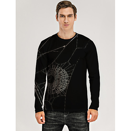 Men's T shirt 3D Print Graphic 3D Animal Print Long Sleeve Daily Tops Casual Black
Men's T shirt 3D Print Graphic 3D Animal Print Long Sleeve Daily Tops Casual Black