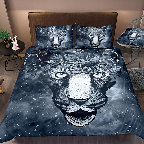 Snow Leopard Print 3-Piece Duvet Cover Set Hotel Bedding Sets Comforter Cover with Soft Lightweight Microfiber For Holiday Decoration(Include 1 Duvet Cover and 1or 2 Pillowcases)
Snow Leopard Print 3-Piece Duvet Cover Set Hotel Bedding Sets Comforter Cover with Soft Lightweight Microfiber For Holiday Decoration(Include 1 Duvet Cover and 1or 2 Pillowcases)