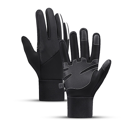 Winter Bike Gloves / Cycling Gloves Touch Gloves Waterproof Windproof Warm Skidproof Full Finger Gloves Sports Gloves Fleece Black Grey for Adults' Cycling / Bike
Winter Bike Gloves / Cycling Gloves Touch Gloves Waterproof Windproof Warm Skidproof Full Finger Gloves Sports Gloves Fleece Black Grey for Adults' Cycling / Bike