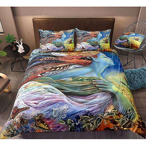 3D Goddess Print 3-Piece Duvet Cover Set Hotel Bedding Sets Comforter Cover with Soft Lightweight Microfiber, Include 1 Duvet Cover, 2 Pillowcases for Double/Queen/King(1 Pillowcase for Twin/Single)
3D Goddess Print 3-Piece Duvet Cover Set Hotel Bedding Sets Comforter Cover with Soft Lightweight Microfiber, Include 1 Duvet Cover, 2 Pillowcases for Double/Queen/King(1 Pillowcase for Twin/Single)
