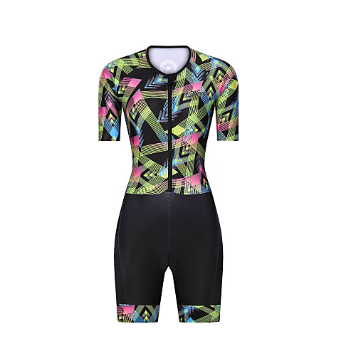 Women's Men's Short Sleeve Triathlon Tri Suit Black Bike Breathable Quick Dry Sports Graphic Mountain Bike MTB Road Bike Cycling Clothing Apparel / Stretchy / Athletic
Women's Men's Short Sleeve Triathlon Tri Suit Black Bike Breathable Quick Dry Sports Graphic Mountain Bike MTB Road Bike Cycling Clothing Apparel / Stretchy / Athletic