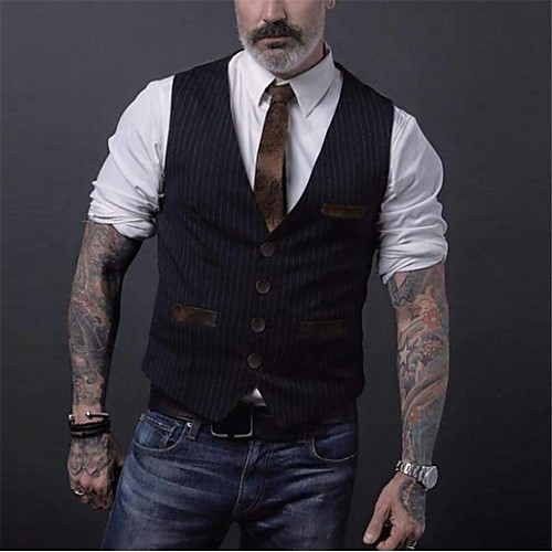 The Great Gatsby Gentleman Retro Vintage Victorian Masquerade Waistcoat Men's Costume Black Vintage Cosplay Party Halloween Sleeveless / Vest
The Great Gatsby Gentleman Retro Vintage Victorian Masquerade Waistcoat Men's Costume Black Vintage Cosplay Party Halloween Sleeveless / Vest