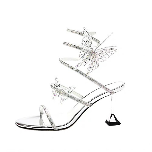 Women's Sandals Flare Heel Open Toe Roman Shoes Daily Walking Shoes PU Solid Colored Silver
Women's Sandals Flare Heel Open Toe Roman Shoes Daily Walking Shoes PU Solid Colored Silver