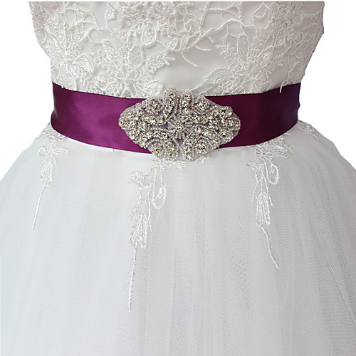 Satin / Tulle Wedding / Party / Evening Sash With Belt / Appliques / Crystals / Rhinestones Women's Sashes
Satin / Tulle Wedding / Party / Evening Sash With Belt / Appliques / Crystals / Rhinestones Women's Sashes