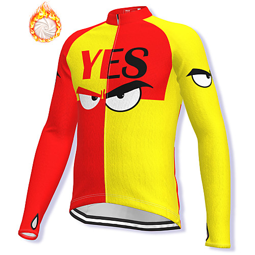 21Grams Men's Long Sleeve Cycling Jacket Winter Fleece Spandex Red / Yellow Bike Jacket Mountain Bike MTB Road Bike Cycling Fleece Lining Warm Sports Clothing Apparel / Stretchy / Athleisure
21Grams Men's Long Sleeve Cycling Jacket Winter Fleece Spandex Red / Yellow Bike Jacket Mountain Bike MTB Road Bike Cycling Fleece Lining Warm Sports Clothing Apparel / Stretchy / Athleisure
