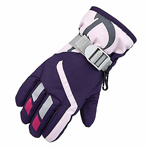 Child Ski Sports Gloves Waterproof windproof breathable warm for skiing snowboarding cycling hiking,motorcycle outdoor sports (purple) 
Child Ski Sports Gloves Waterproof windproof breathable warm for skiing snowboarding cycling hiking,motorcycle outdoor sports (purple)