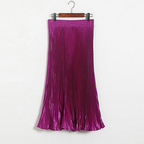 Women's Daily Vacation Elegant Streetwear Skirts Solid Colored Pleated Purple Blushing Pink Navy Blue
Women's Daily Vacation Elegant Streetwear Skirts Solid Colored Pleated Purple Blushing Pink Navy Blue