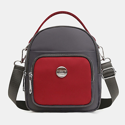 women nylon waterpeoof contrast color casual handbag shoulder bag crossbody bag
women nylon waterpeoof contrast color casual handbag shoulder bag crossbody bag