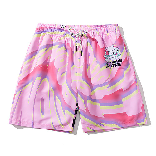 Men's Swim Trunks Board Shorts Swimsuit Print Color Block Blushing Pink Swimwear Bathing Suits Casual Cute / Sports
Men's Swim Trunks Board Shorts Swimsuit Print Color Block Blushing Pink Swimwear Bathing Suits Casual Cute / Sports