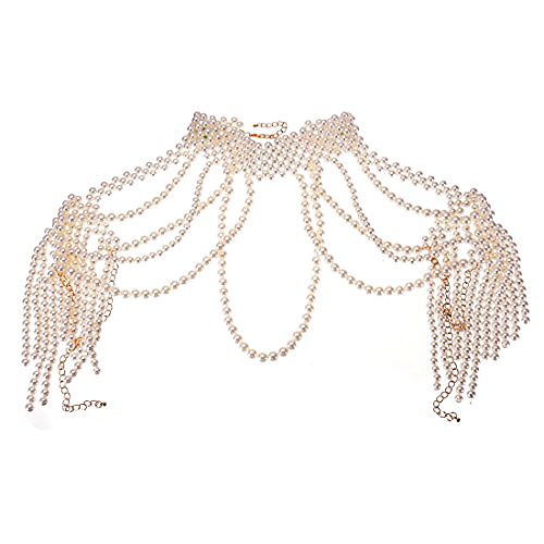Simulated Pearl Body Statement Necklace for Women, Fashion Collar Bib Necklaces Fashion Costume Jewelry Necklace
Simulated Pearl Body Statement Necklace for Women, Fashion Collar Bib Necklaces Fashion Costume Jewelry Necklace