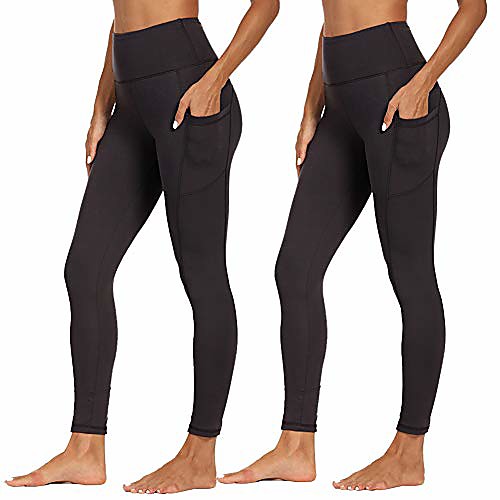 Women's High Waist Yoga Pants Pocket Cropped Leggings Butt Lift Breathable Navy Black Gray Spandex Sports Activewear High Elasticity
Women's High Waist Yoga Pants Pocket Cropped Leggings Butt Lift Breathable Navy Black Gray Spandex Sports Activewear High Elasticity