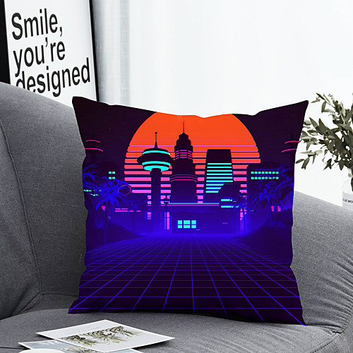 1 pcs Polyester Pillow Cover & Insert, Cities Simple Classic Square Zipper Polyester Traditional Classic
1 pcs Polyester Pillow Cover & Insert, Cities Simple Classic Square Zipper Polyester Traditional Classic