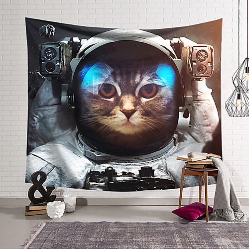 Wall Tapestry Art Decor Blanket Curtain Hanging Home Bedroom Living Room Decoration Polyester Spacesuit Cat
Wall Tapestry Art Decor Blanket Curtain Hanging Home Bedroom Living Room Decoration Polyester Spacesuit Cat