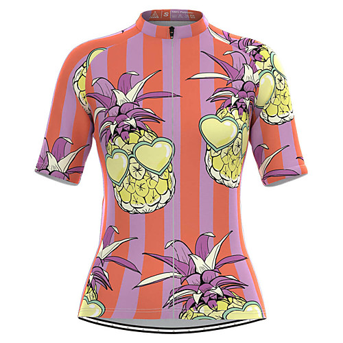 Women's Short Sleeve Cycling Jersey Pink Stripes Fruit Bike Top Mountain Bike MTB Road Bike Cycling Breathable Quick Dry Sports Clothing Apparel / Stretchy / Athleisure
Women's Short Sleeve Cycling Jersey Pink Stripes Fruit Bike Top Mountain Bike MTB Road Bike Cycling Breathable Quick Dry Sports Clothing Apparel / Stretchy / Athleisure