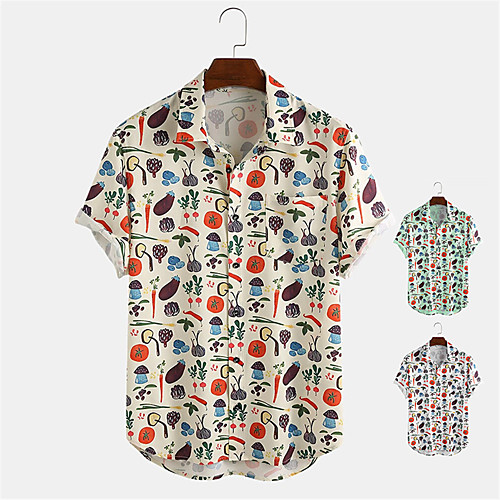 Men's Shirt Other Prints Fruit Button-Down Print Short Sleeve Daily Tops Casual Hawaiian White Yellow Green
Men's Shirt Other Prints Fruit Button-Down Print Short Sleeve Daily Tops Casual Hawaiian White Yellow Green