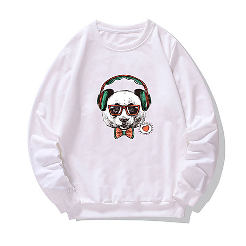 Men's Pullover Sweatshirt Panda Print Daily Weekend Other Prints Casual Hoodies Sweatshirts White Black Purple
Men's Pullover Sweatshirt Panda Print Daily Weekend Other Prints Casual Hoodies Sweatshirts White Black Purple